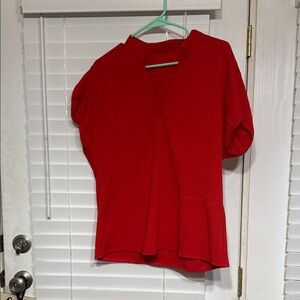 SHEIN Vibrant Red Blouse